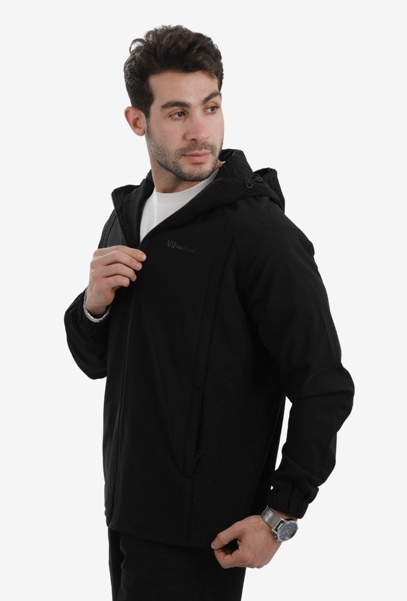 WHITE RABBIT Jacket soft with lining-Black - Image 2